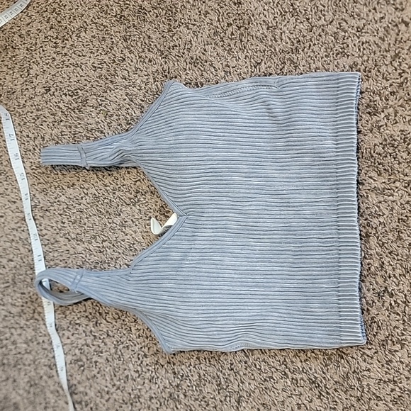 lex/brown Tops - Lex Brown crop top. Super stretchy with built in bra.